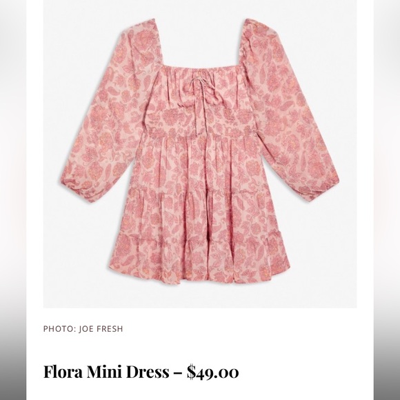 Joe Fresh x Roxy Earle floral dress - Picture 4 of 4